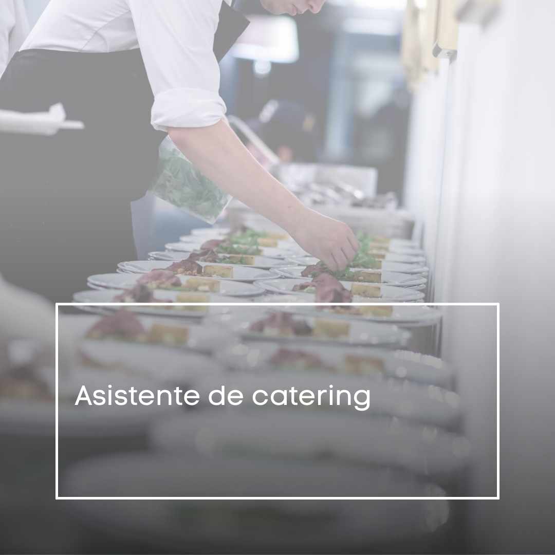 Asistente de catering - Descripción del puesto