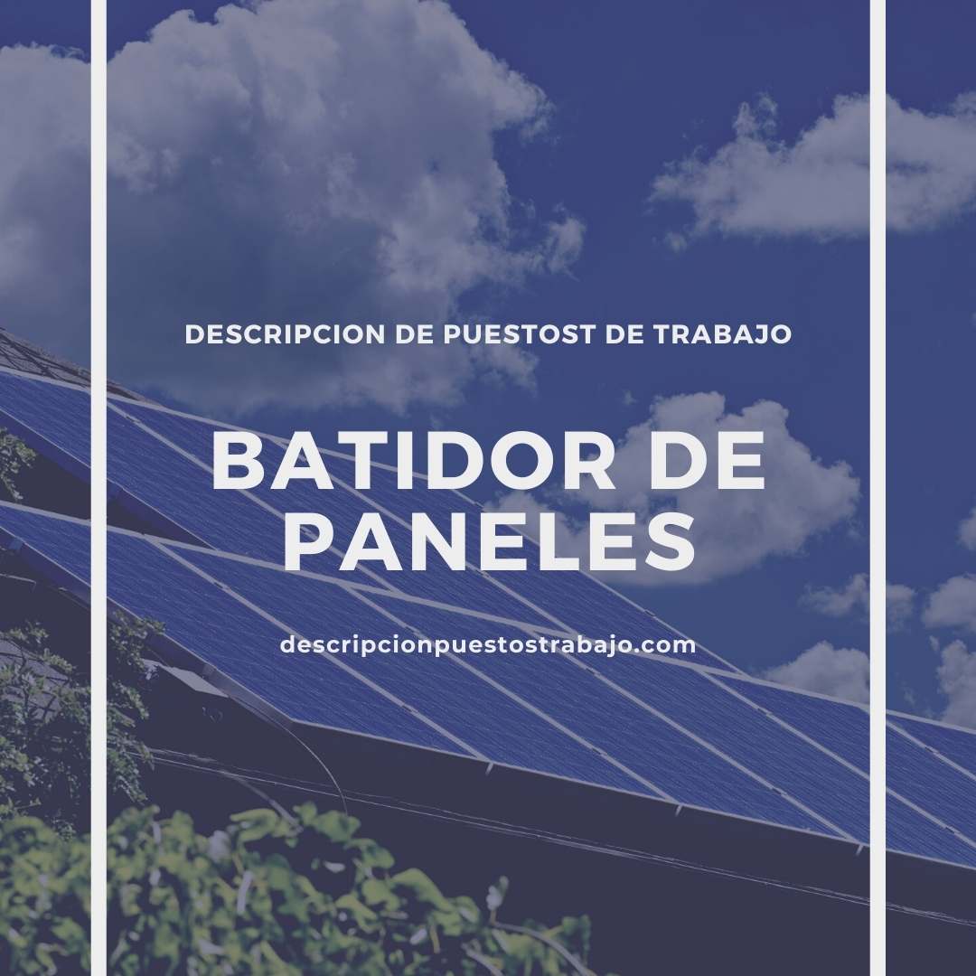 Batidor de paneles - ¿Qué hace?