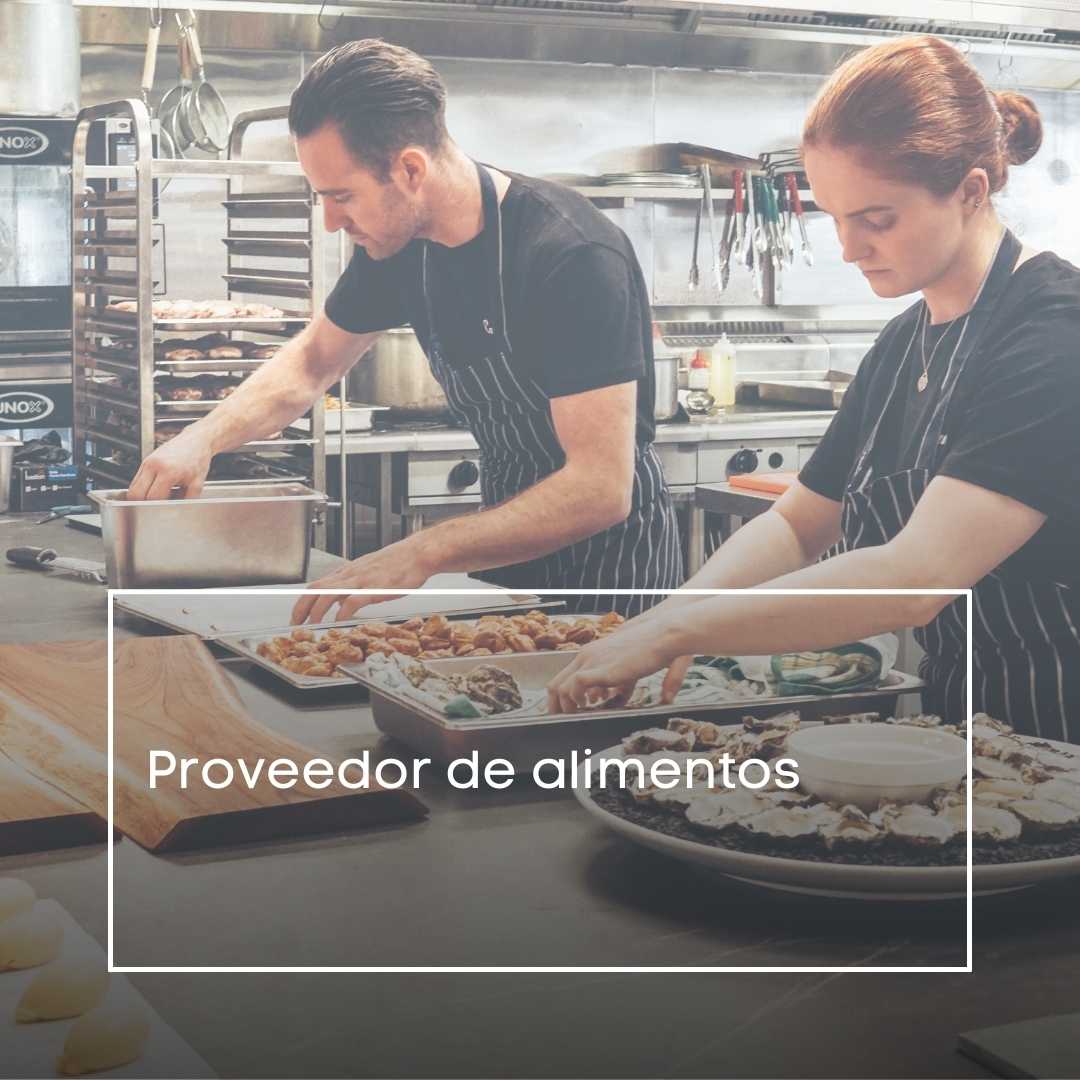 Proveedor de alimentos - Descripción del trabajo